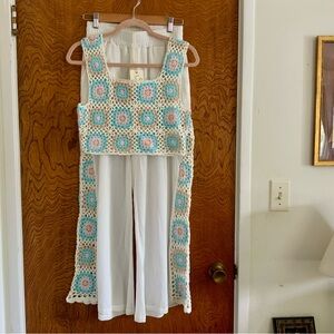 Ocean Drive Knit Top and Gauze/Knit Pants